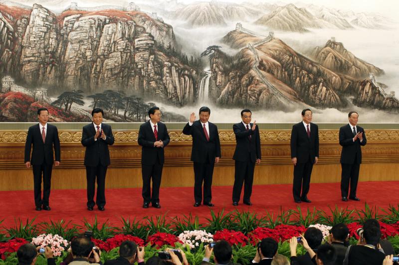 中共中央政治局常委2012年11月在北京